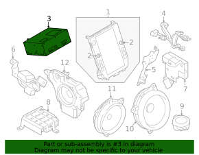 Subaru Forester 25-26 head unit without navigation
