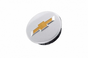 Chevrolet Trailblazer 21-26 wheel center cap, gray, yellow logo