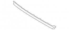 Lower rear right door seal for Porsche Taycan 20-26