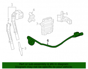 Mercedes GLC 20-22 knock sensor with wire