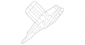 Trunk door lock bracket Mercedes GLS-class X166 14-19