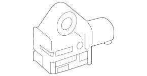 Airbag sensor front left Mercedes GLS-class X166 13-19