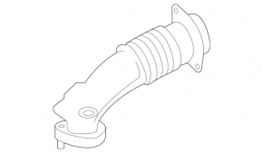 Air duct from air filter housing right Mercedes GLS-class X166 15-19 3.0