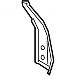 Lincoln MKC 15-19 front pillar trim, right, brown