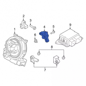 Airbag sensor door left Ford Explorer 20-