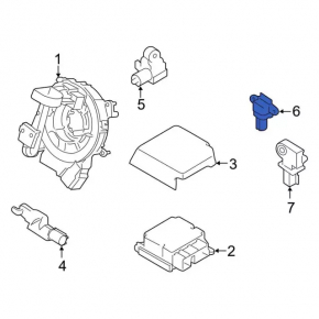 Airbag sensor door left Ford Explorer 20-