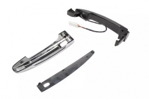 Door handle outer front left GMC Terrain 18- keyless chrome