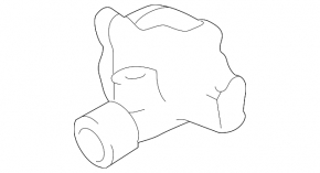 Thermostat housing Toyota Highlander 08-10 hybrid