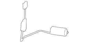 Fuel level sensor float Mitsubishi Outlander 2005-13 2.4, 3.0