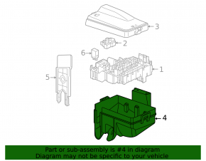 Underhood fuse box housing Volkswagen ID.4 21-23