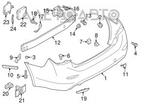 Infiniti Q70 15-18 Front Bumper Parking Sensor