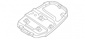 Volvo XC60 18-25 Front Courtesy Light Bracket
