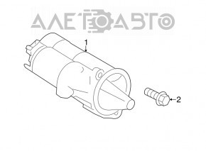 Starter Kia Forte 4d 14-16 without isg
