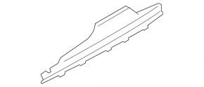 Rear bumper bracket, central, BMW 3 F30 12-18
