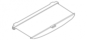 BMW X3 G01 18-21 Black Trunk Cover