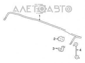 Rear stabilizer link left Acura TLX 15-