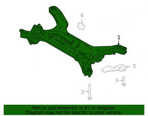 Rear subframe Nissan Sentra 20-25