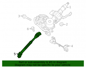 Steering shaft for Hyundai Sonata 15-19