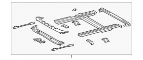 Sunroof assembly for Toyota Sequoia 2008-2009