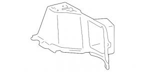 Left arch trim for Lexus RX300 98-03