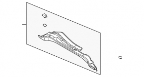 Metal wiper pan Nissan Murano z50 03-08