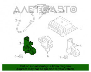 Airbag sensor front right Alfa Romeo Giulia 17-