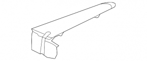 Right tailgate hinge cover for Honda CRV 17-22, broken mount