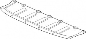 Front Bumper Guard Infiniti QX50 19-20