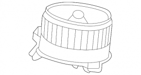 Honda CRV 12-16 heater fan motor
