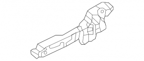 Rear left door handle mechanism Kia Sorento 16-20