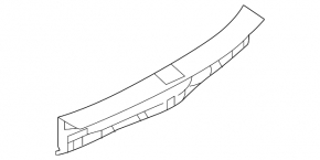 Nissan Rogue Sport 17-19 Trunk Door Trim