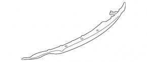 Rear bumper lip for the Audi A4 B8 08-12 pre-rest sedan
