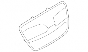Nissan Leaf 13-17 exterior trunk handle for camera