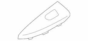 Rear left window lift control trim Subaru Outback 15-19 black