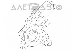 Front left window lift motor Mercedes W167 GLE 350 450 20-23