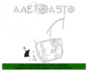 Front left window lift motor Mercedes W167 GLE 350 450 20-23