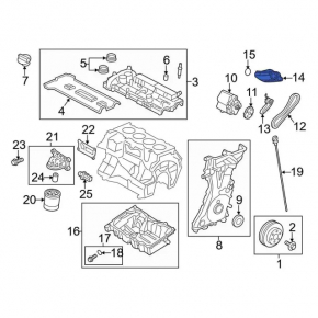 Oil pickup Ford Fusion mk5 13-20 2.5 type 2
