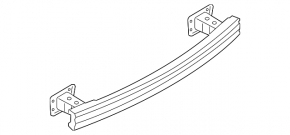 Rear Bumper Reinforcement Ford Escape MK3 13-