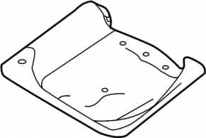 Trunk trough Infiniti QX30 17-19