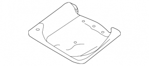 Trunk trough Infiniti QX30 17-19