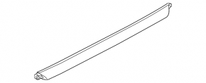 Trunk lid molding central Mazda 6 13-17 without strip