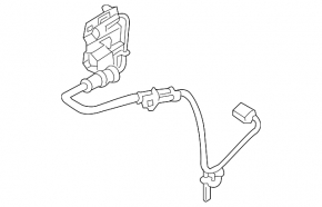 ABS sensor rear left Ford Explorer 20-
