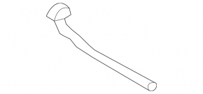 Left washer nozzle for Mitsubishi Galant 2004-2008