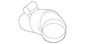 Air duct left BMW X5 F15 14-18 4.4T