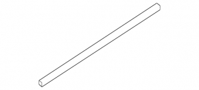 Rear right inner glass seal Volvo XC60 18-23