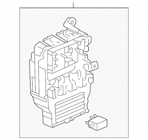 Fuse box under the dashboard Acura MDX 07-08