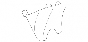 Audi A6 C8 19-25 interior mirror cover, gray