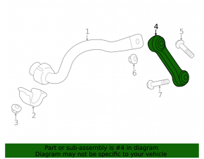 Front right stabilizer link for Audi Q5 80A 18-24