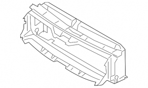 Upper radiator deflector BMW 2 F22 14-21