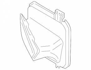Right additional radiator air duct for BMW X3 G01 22-23 M40i